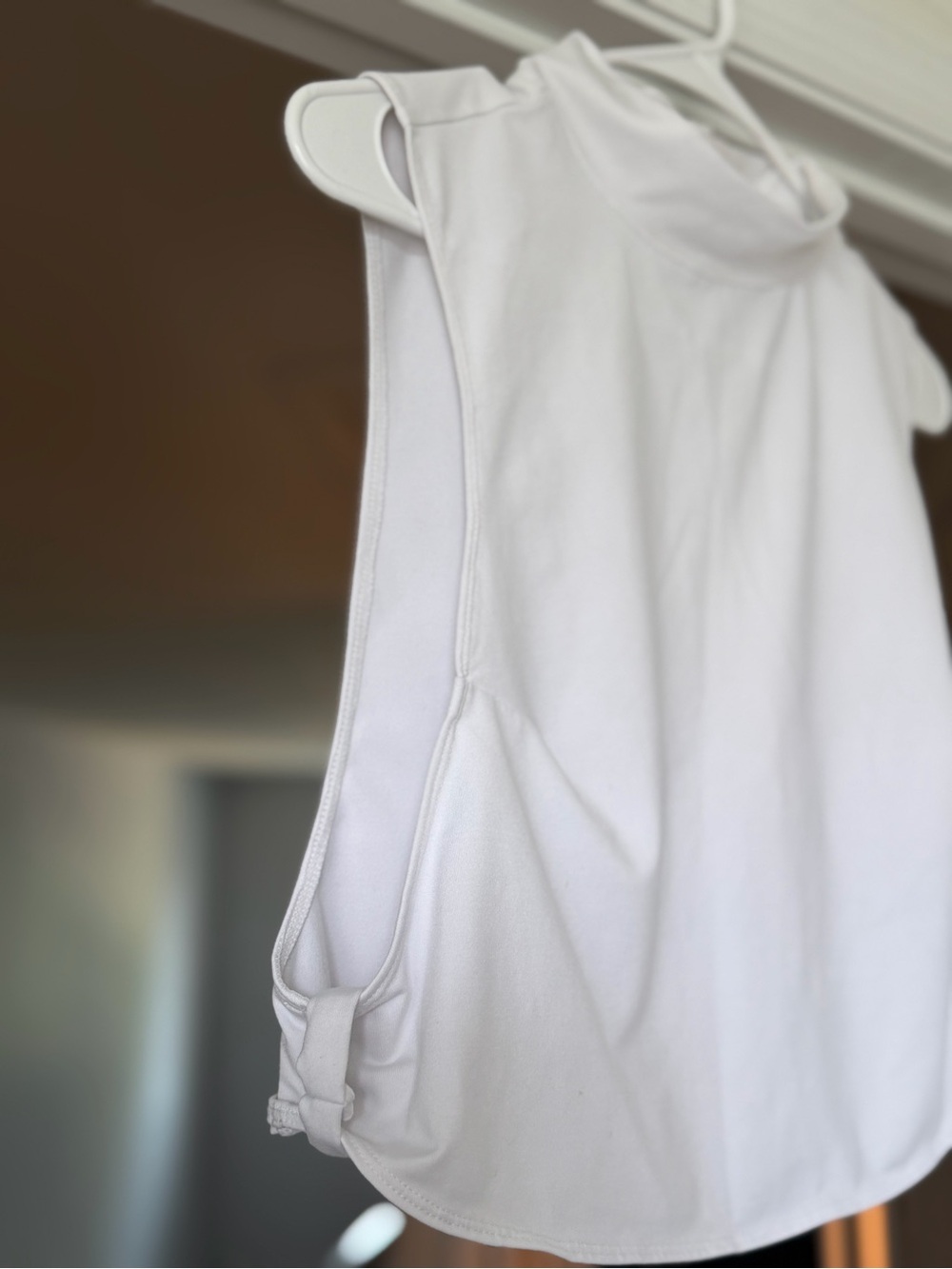Free People FP Movement White High Neck Open Side Workout Tank M - Picture 4 of 6
